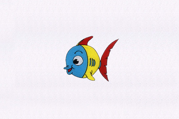 Baby Fish: A Charming Embroidery Design for Meaningful Handmade Gifts