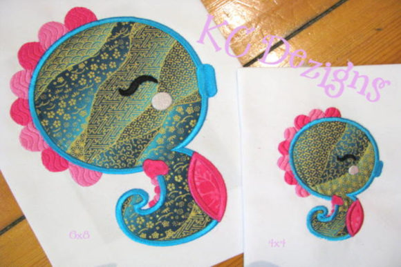 Cute Seahorse Embroidery Design Review