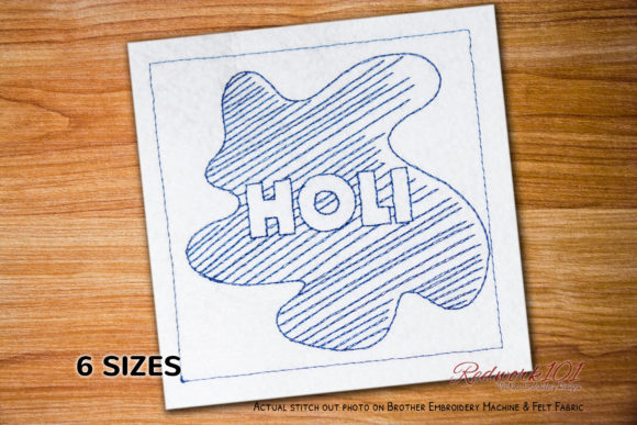 Holi Color Pattern Bluework