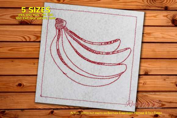 Organic Banana Redwork Review