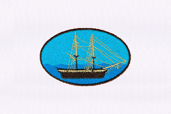 Ship Scenery: A Thoughtful Embroidery Design for Real Projects