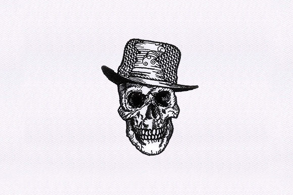 Skull Face: A Smart Embroidery Choice for Small Business Branding
