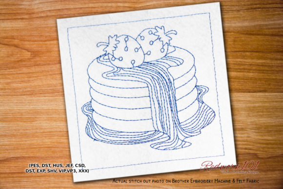 Strawberry Cake Embroidery Design Review