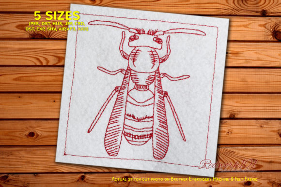 Striped Vespidae: A Designer’s Real-World Embroidery Review